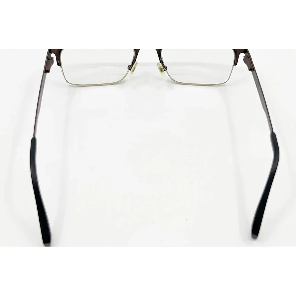 Hobie Eyeglasses Mens Brown Semi-Rimless Rectangular HO6002U 50-18-135